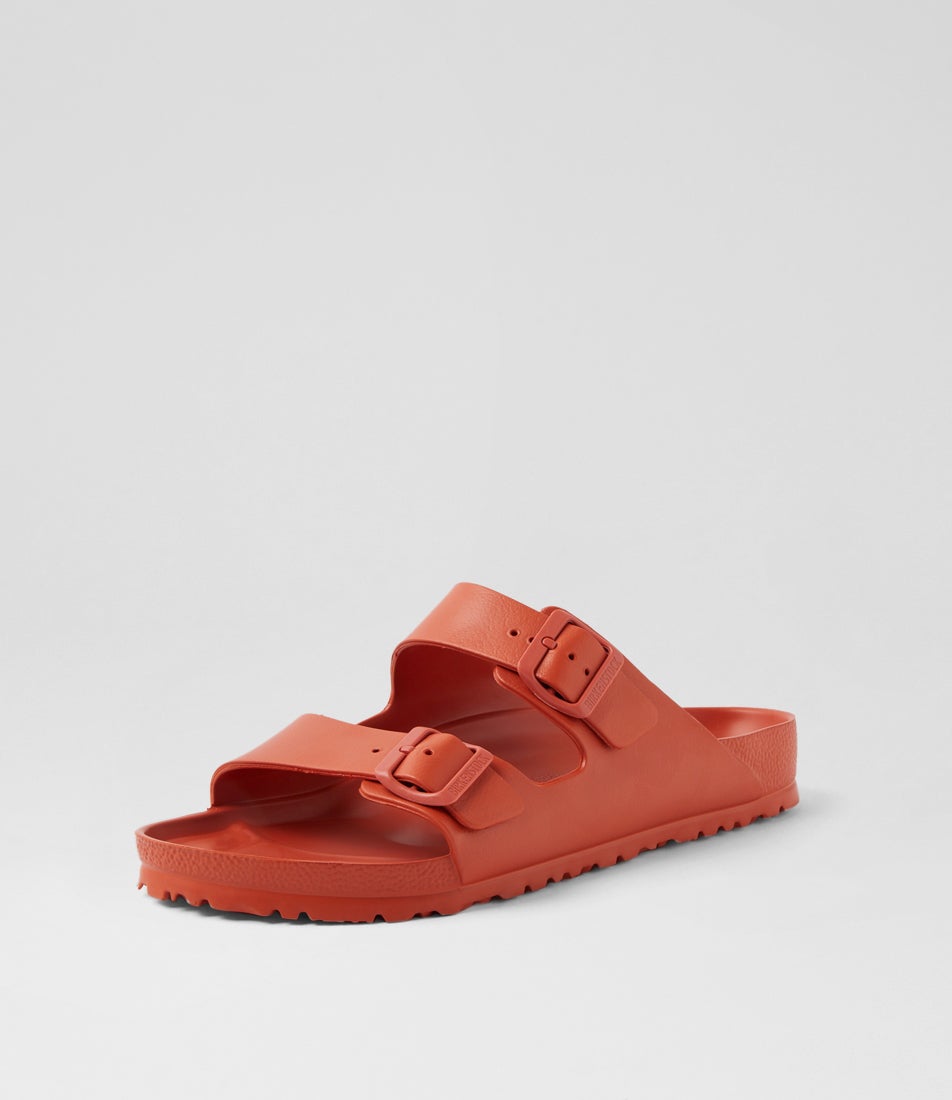 Arizona Mens Rust Brown Eva Slides