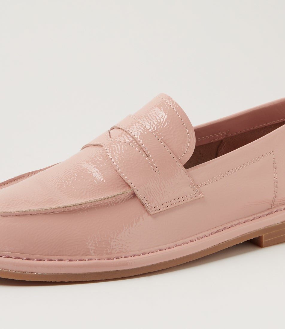 Losette Pink Patent Leather Loafers