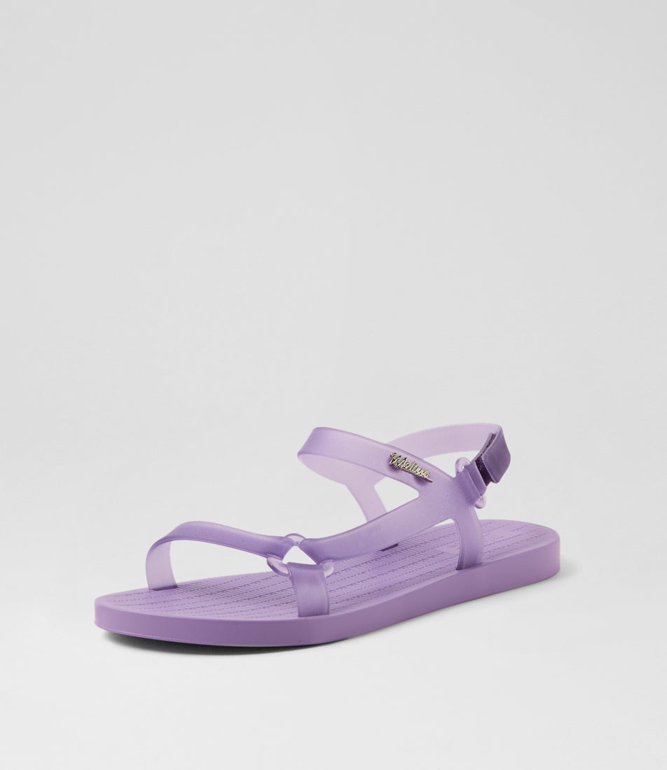 Melissa Sun Downtown Ad My Lilac Clear Pvc Sandals