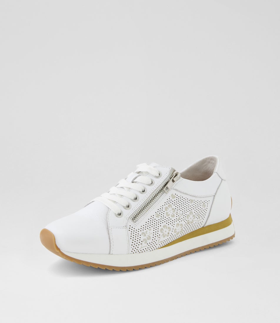 Voxie White Leather Sneakers Voxie White Leather Sneakers