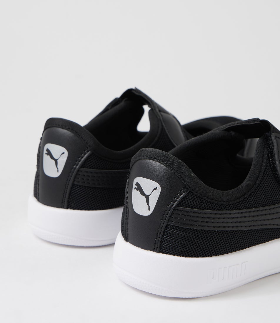 Courtflex V3 Lina Junior Black Fabric Mary Janes