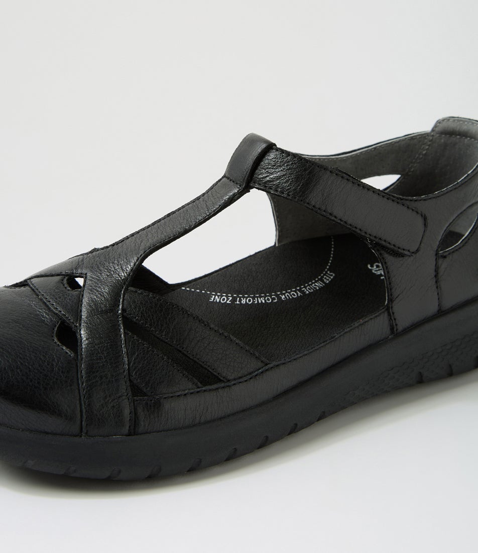 Sinsta Xf Black Leather Sneakers