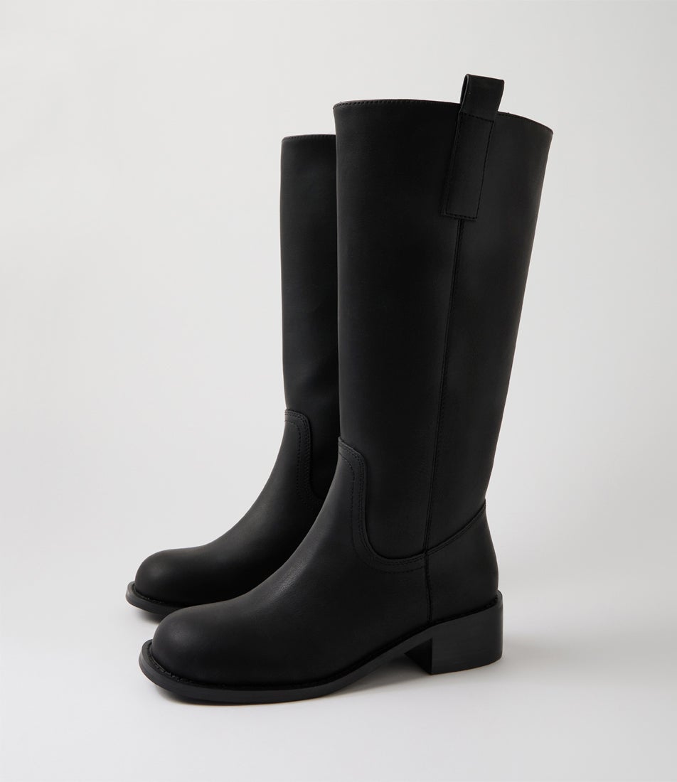 Rogue Black Knee High Boots