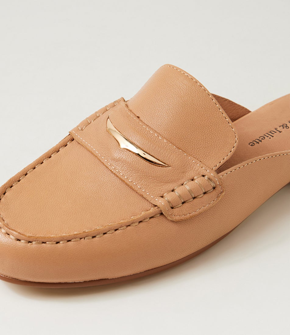Tyreks Cafe Polish Leather Mules