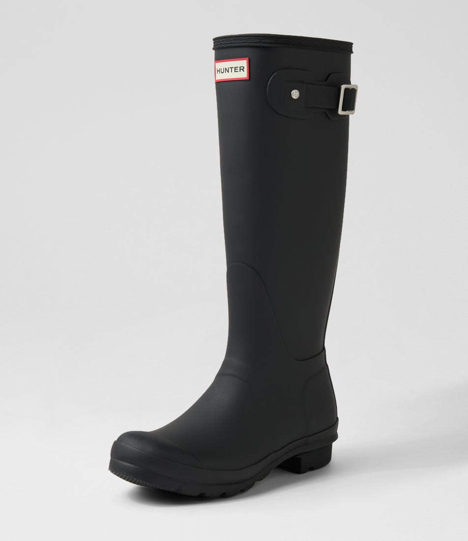 Original Tall Black Rubber Knee High Boots