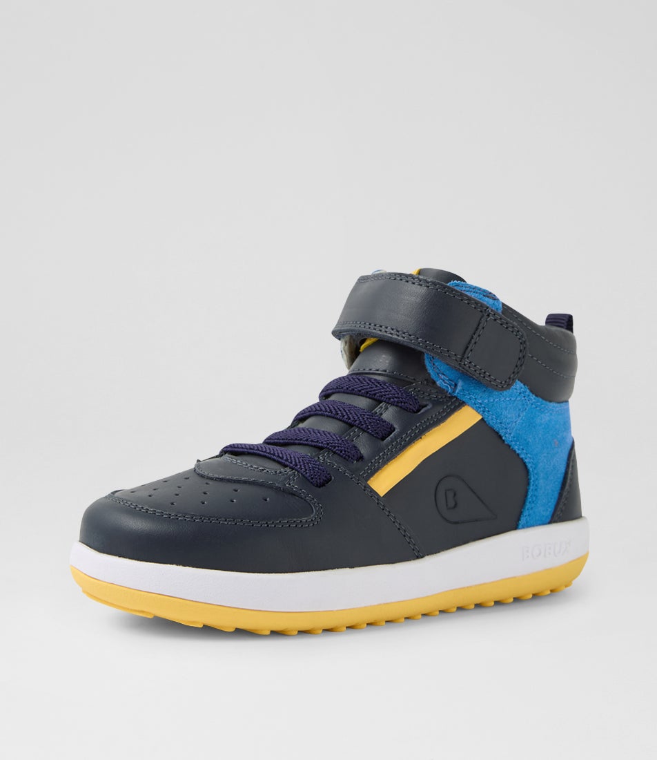 Kp Topspin Junior Navy Leather Ankle Boots