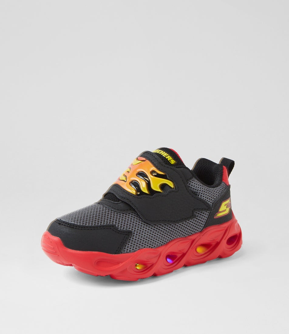 Thermo Toddler Black Red Fabric Sneakers Thermo Toddler Black Red Fabric Sneakers