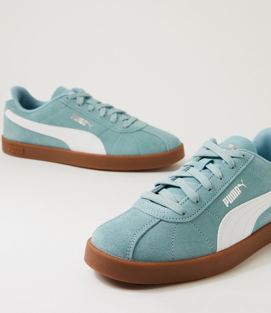 Puma Club 2 W Seafoam White Fabric Sneakers