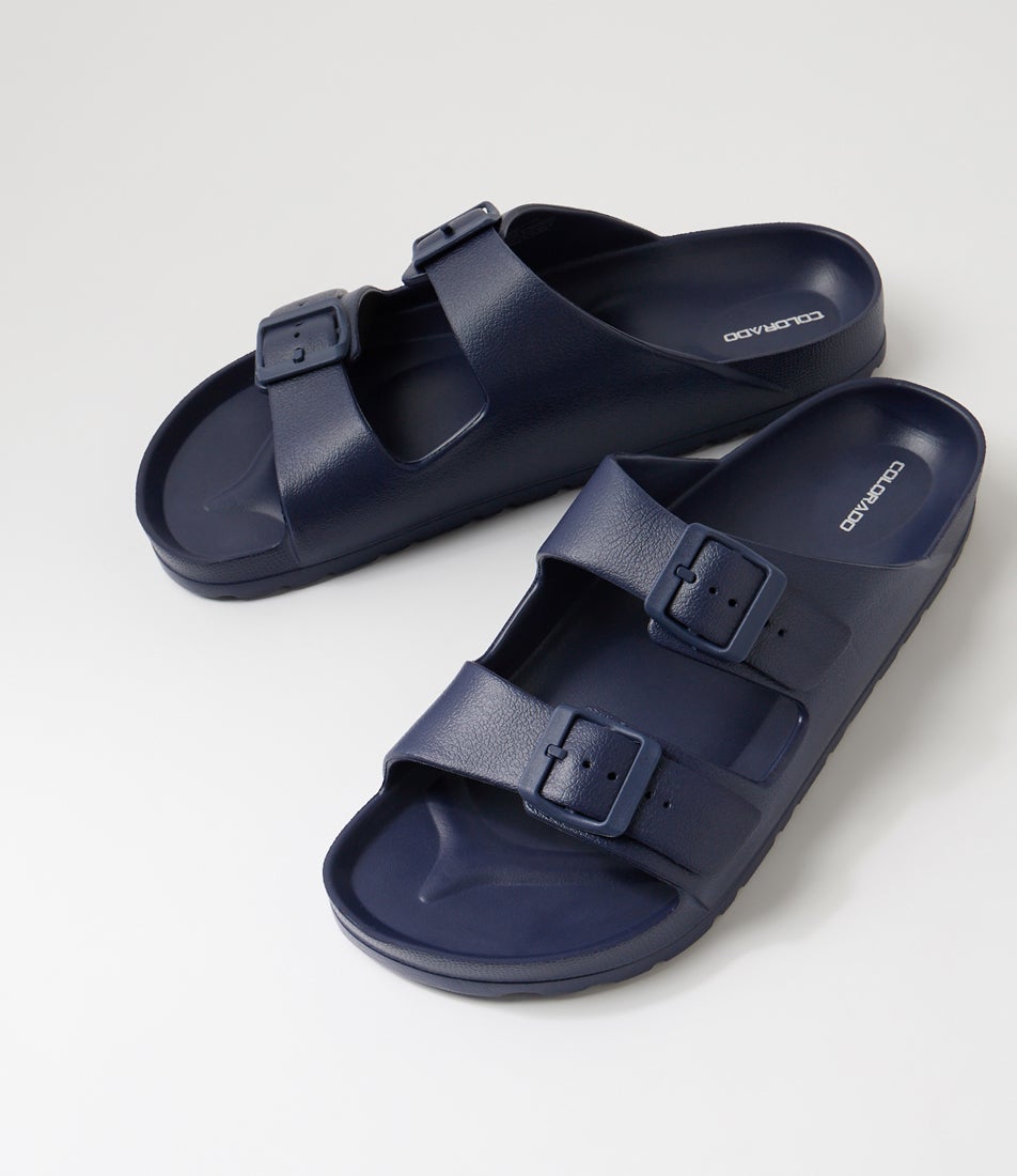Poolside L Navy Eva Sandals