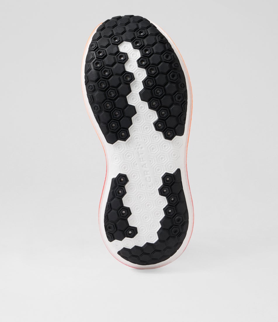 Pacer 2 W White Fluro Orange Fabric Sneakers