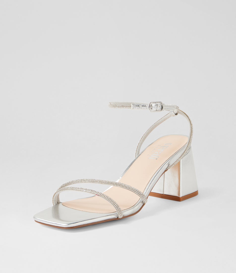 Strawberry Silver Sandals