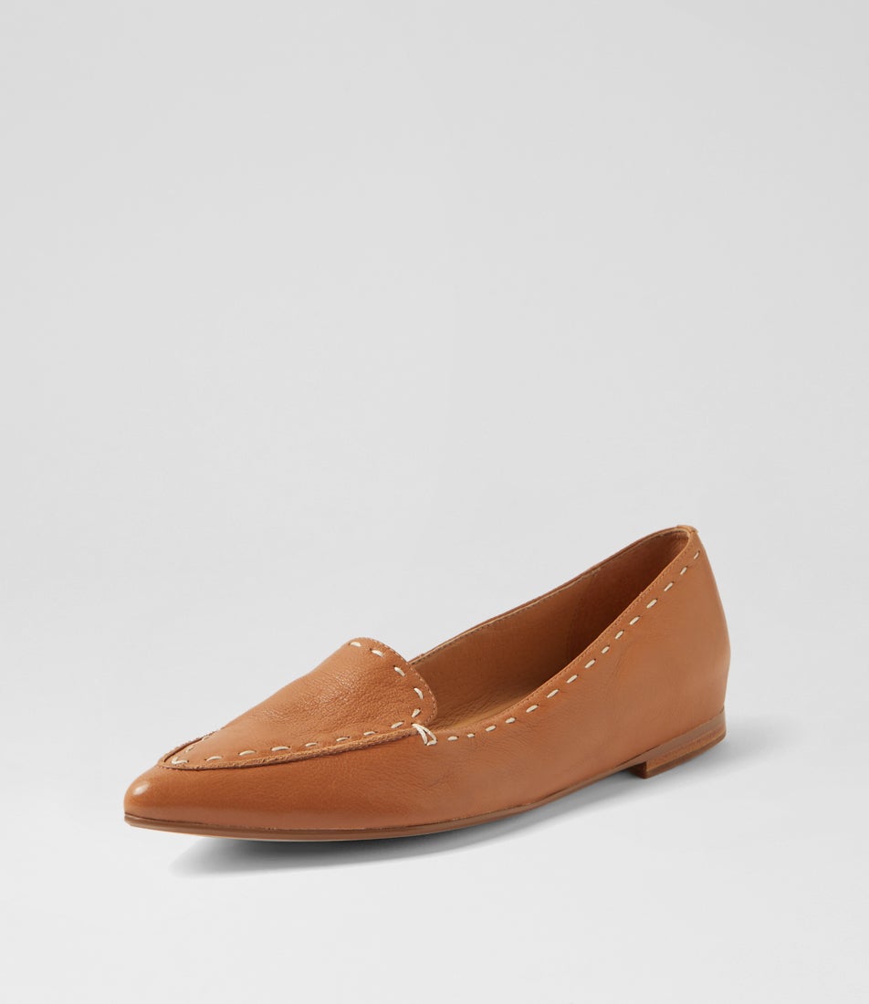 Yivi Dark Tan Leather Loafers Yivi Dark Tan Leather Loafers