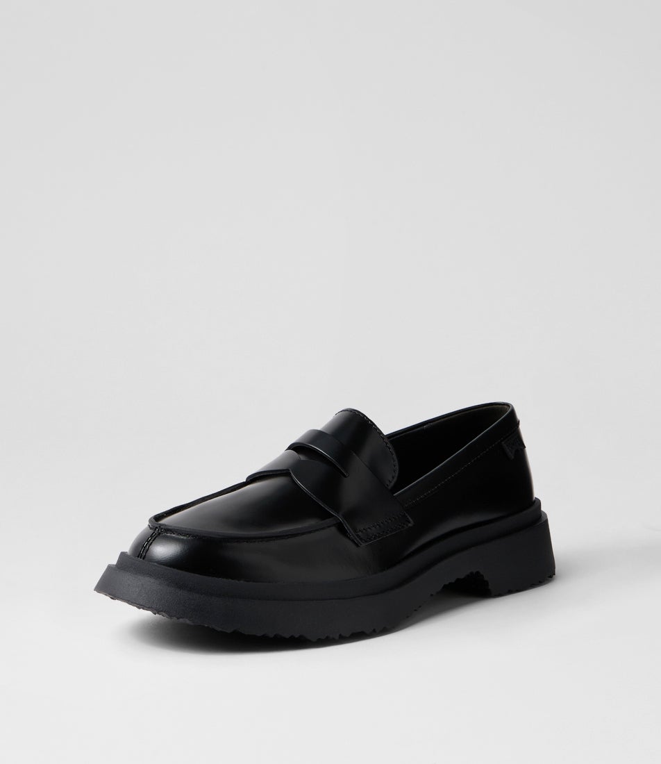 Walden Black Leather Loafers