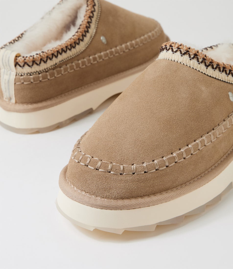 Sharky Adventure Sand Suede Slippers