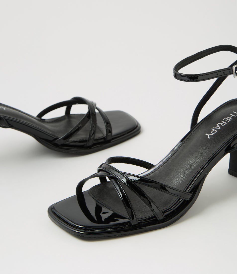 Kenzie 2 Black Patent Pu Sandals