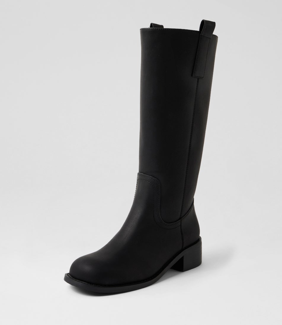 Rogue Black Knee High Boots