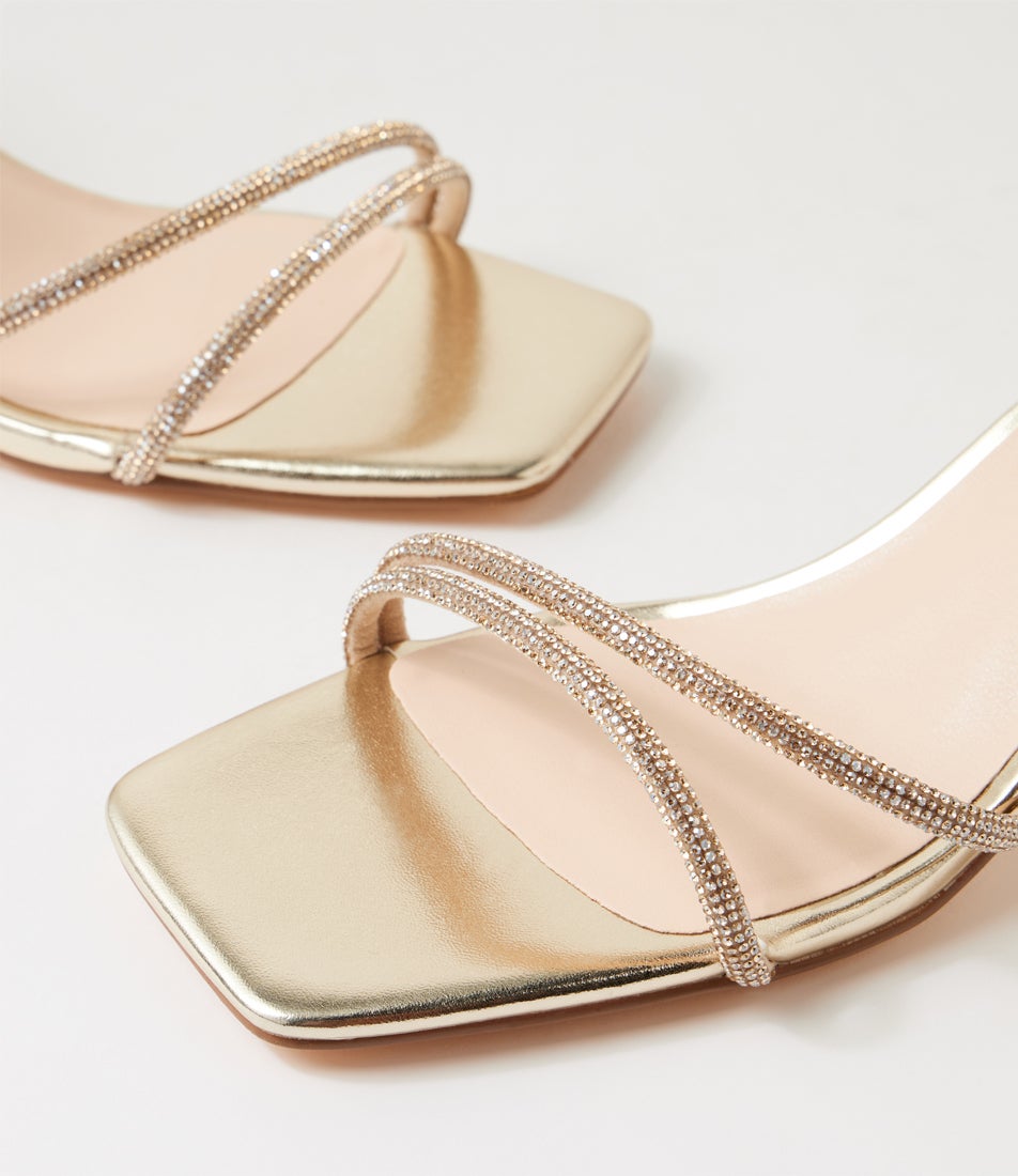 Strawberry Gold Sandals