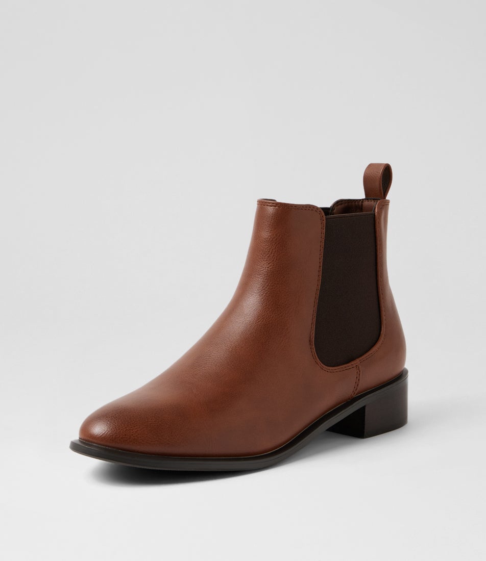 Islah Brown Ankle Boots