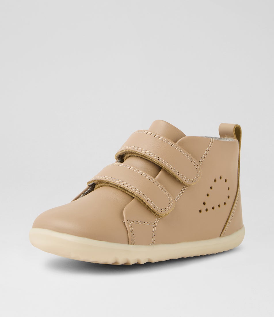 Su Grass Court High Infant Warm Taupe Leather Ankle Boots