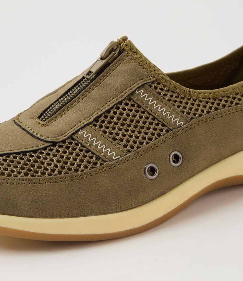 Cintoa Khaki Multi Flat Shoes