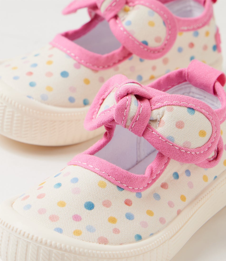Millie Toddler Hundreds And Thousands Canvas Flat Shoes