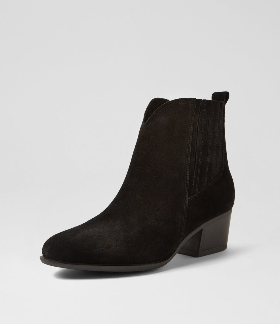 Kenny Schwarz Suede Ankle Boots
