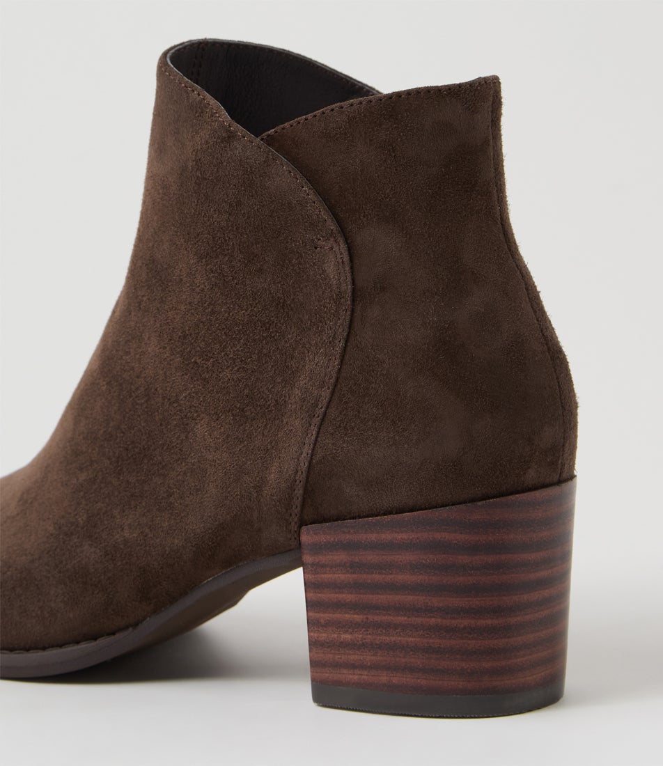Mousa Choc Suede Ankle Boots