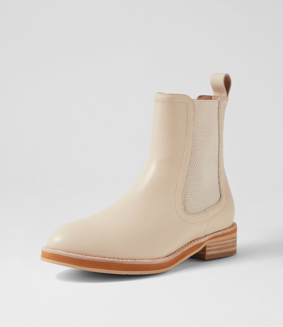 Cora Boot Fawn Leather Chelsea Boots