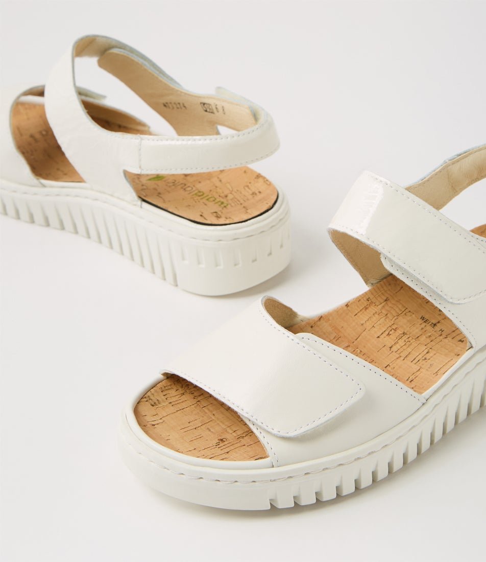 Willow Off White Leather Sandals