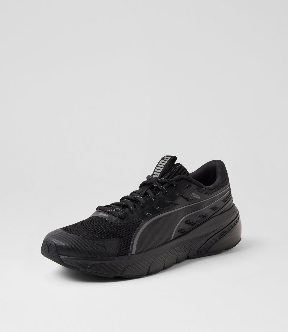 Cell Glare Black Cool Dark Gray Mesh Sneakers