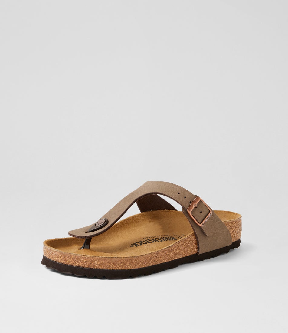 Gizeh Mocca Birkoflor Thongs