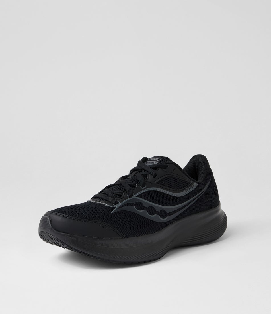 Cohesion 18 Wide M Triple Black Mesh Sneakers