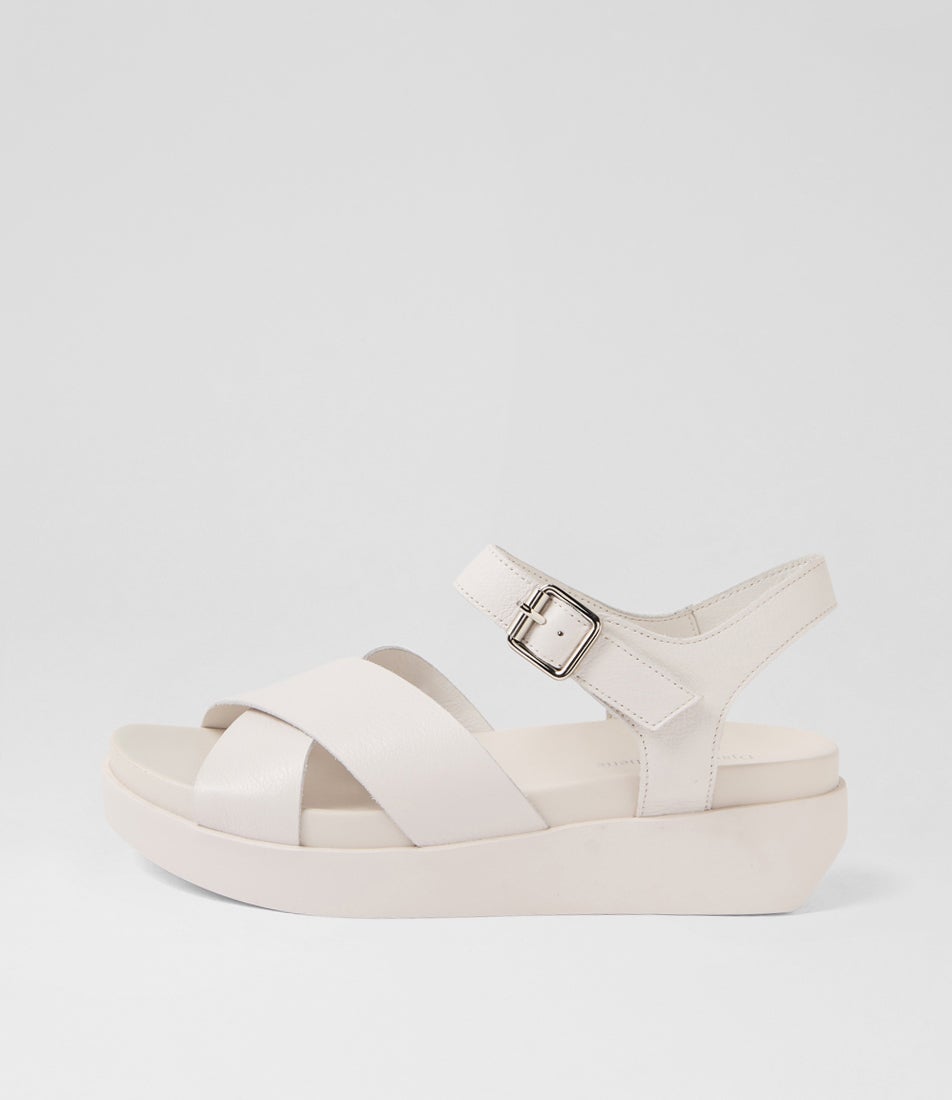 Sydney Vanilla Leather Sandals