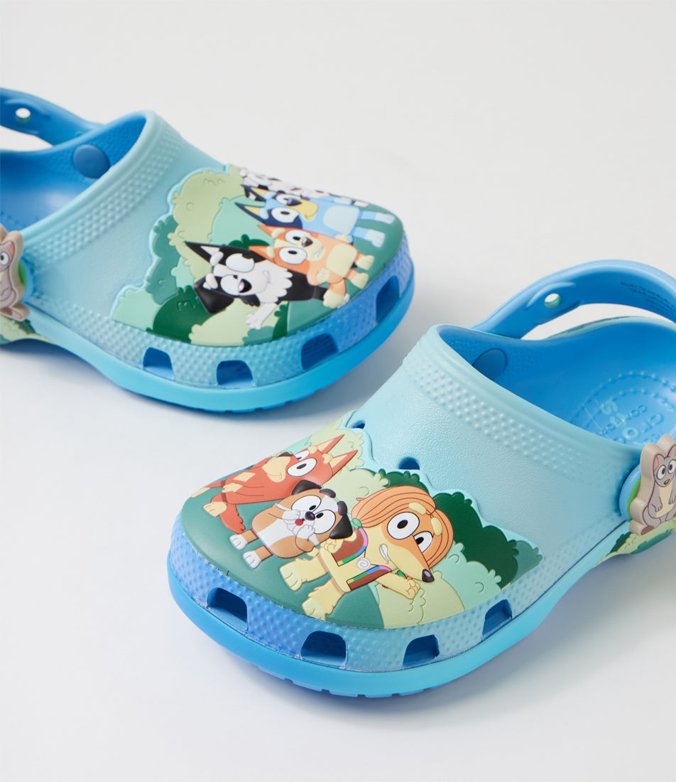 Bluey Classic Clog Toddler Blue Multi Eva Sandals