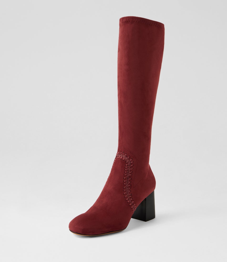 Saris Shiraz Stretch Microsuede Knee High Boots