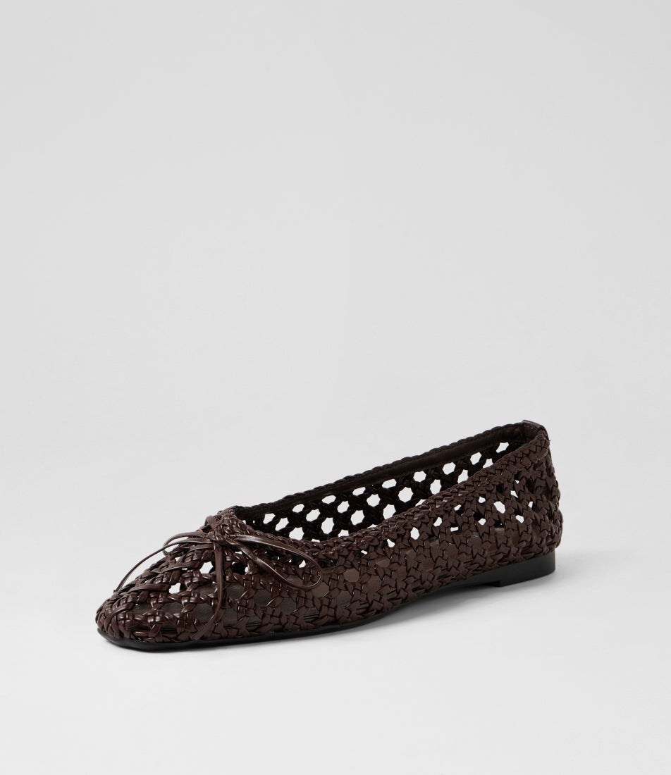 Oaklyn Chocolate Ballet Flats