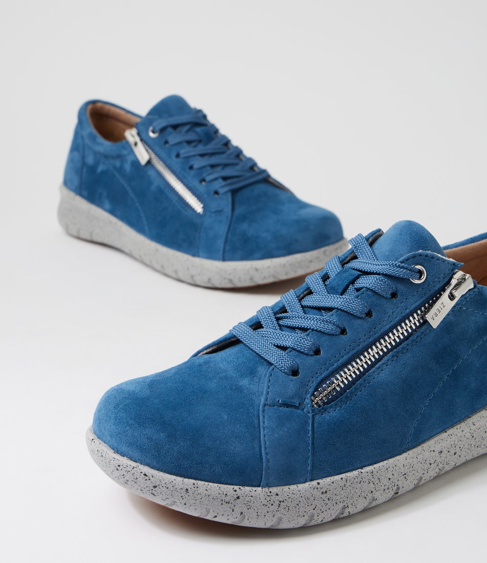 Solar Xf Dark Denim Suede Sneakers