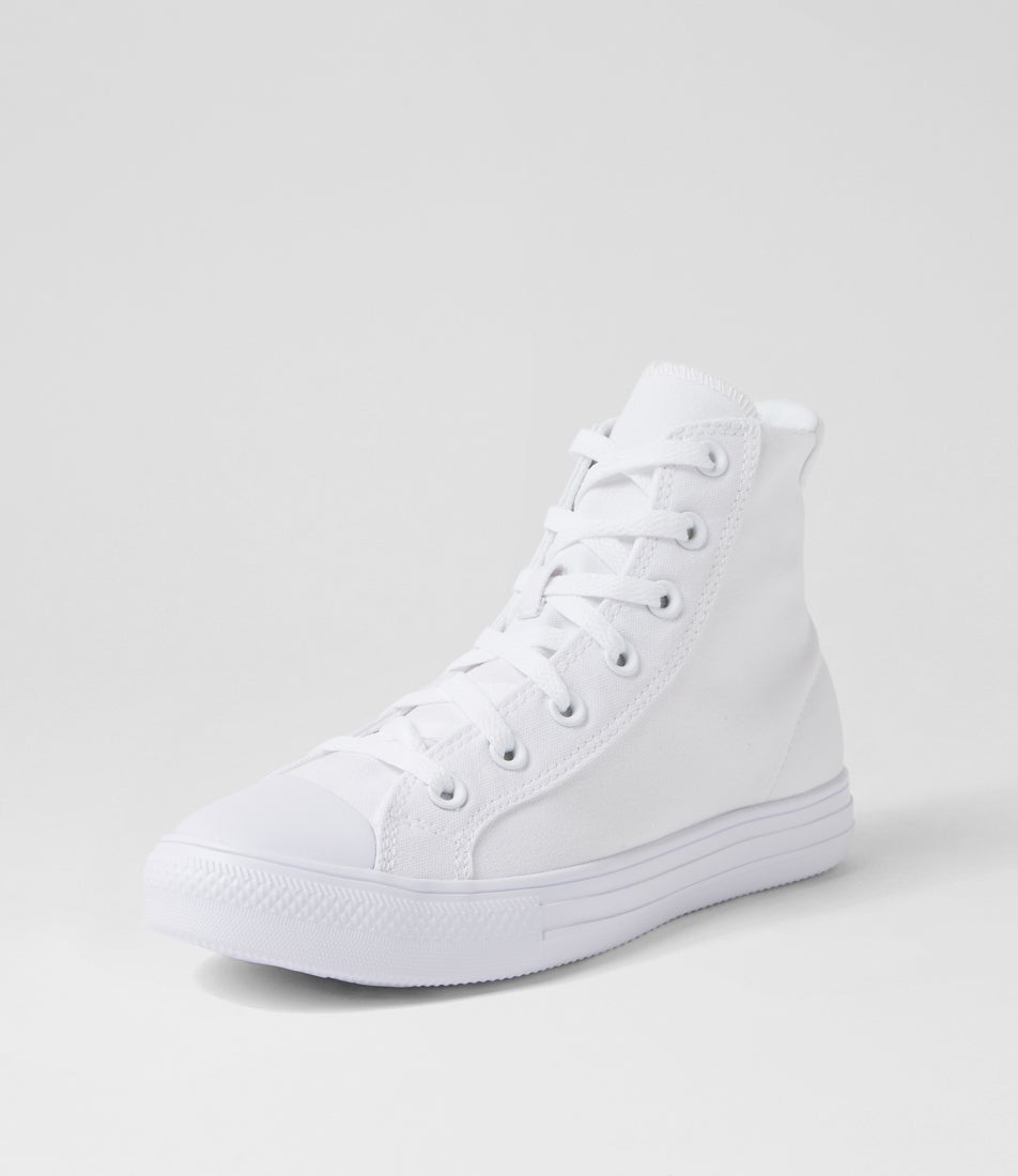 Day One Og High Top W White Canvas Sneakers