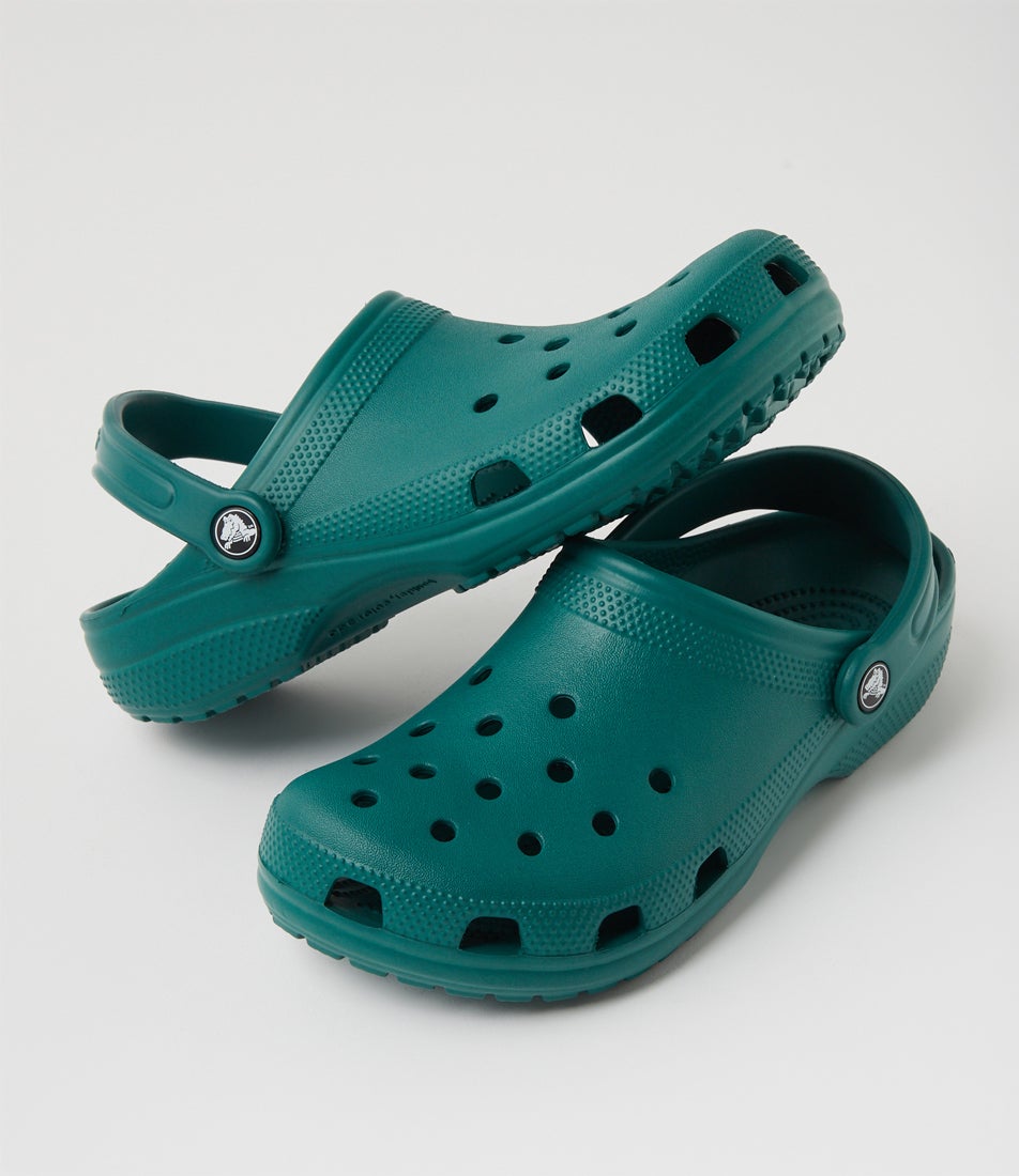 Classic W Emerald Croslite Sandals