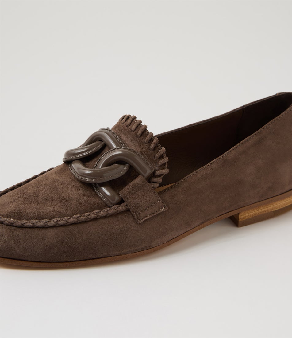 Ilkies Hot Choc Suede Flat Shoes