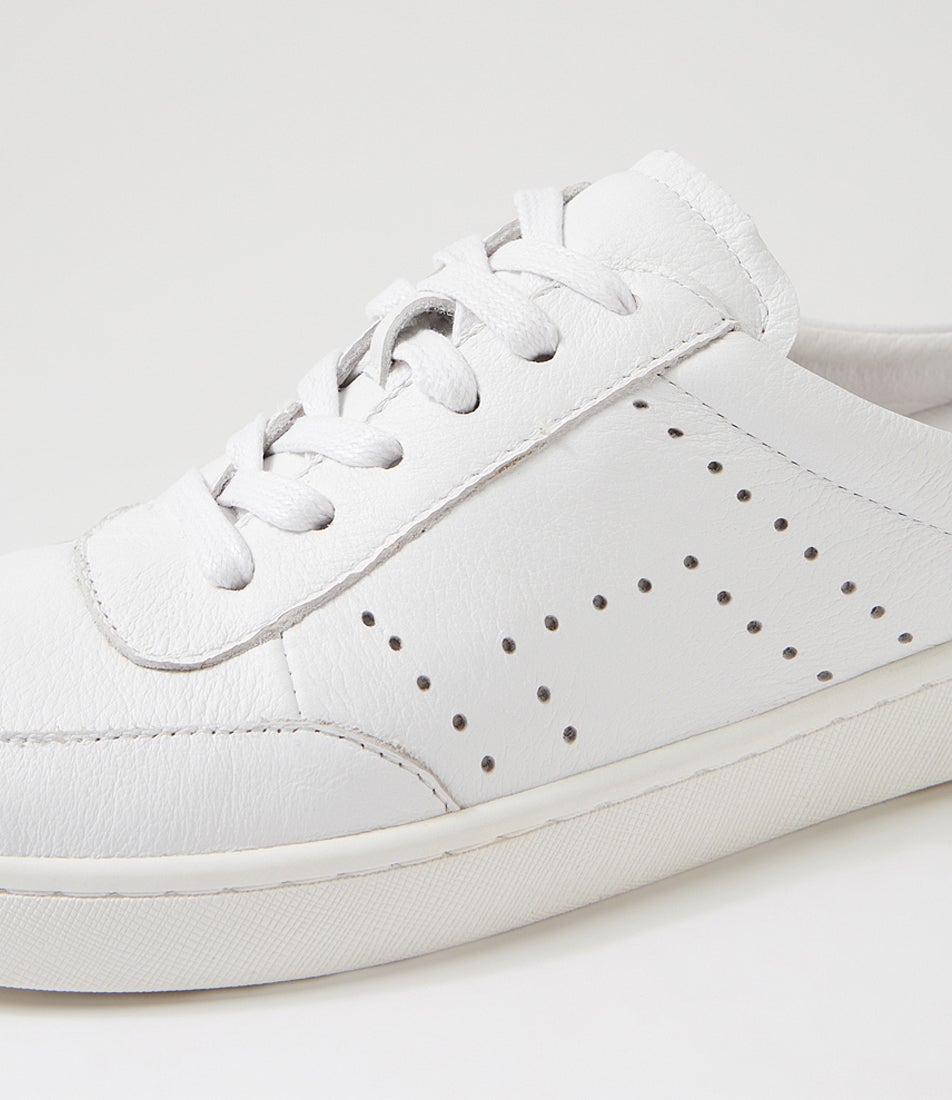 Hayez White Leather Sneakers