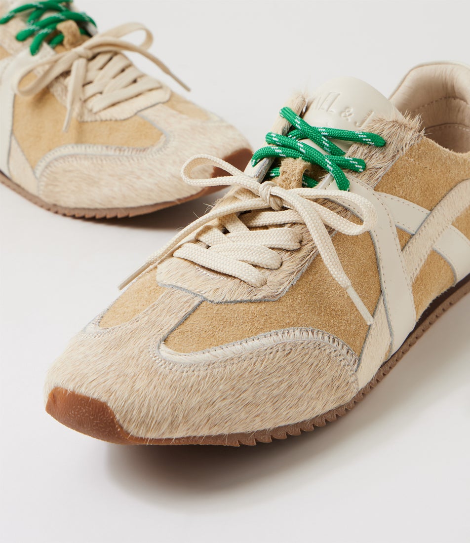 Rey Bone Multi Suede Sneakers
