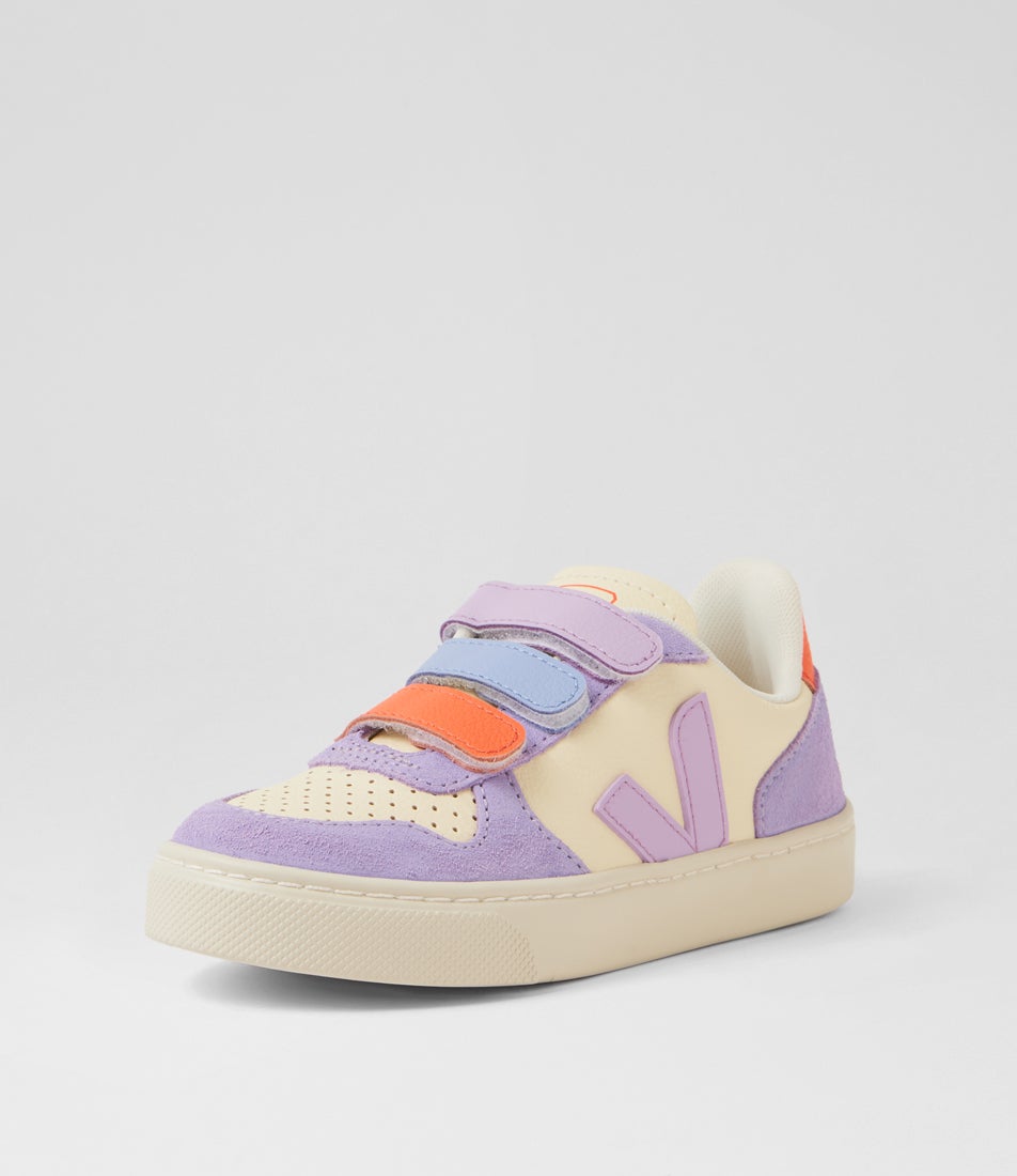 Small V-10 Junior Cashew Orchid Multi Leather Sneakers