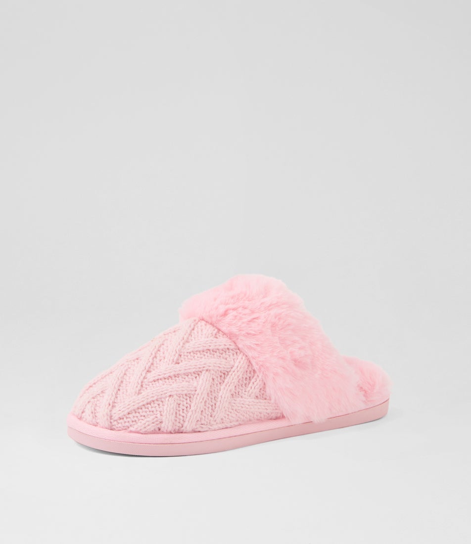 Kaidens Pink Multi Flat Shoes
