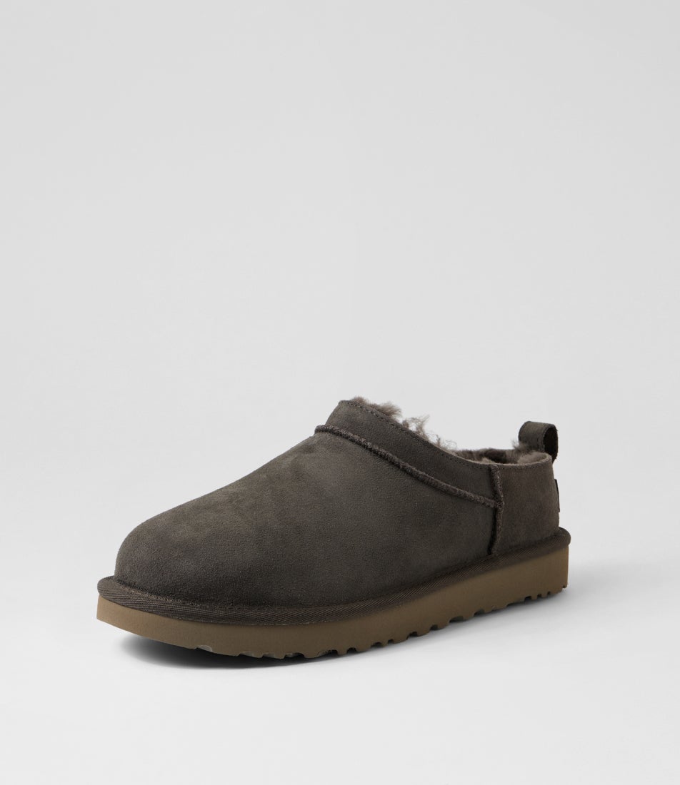 Classic Micro Dense Smoke Suede Slippers Classic Micro Dense Smoke Suede Slippers
