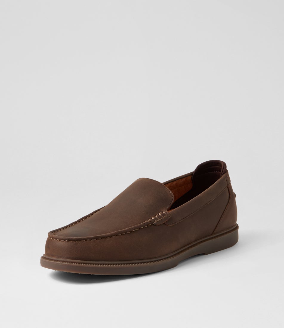 Piccolo Brown Leather Loafers