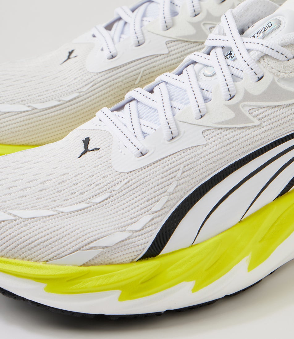 Velocity Nitro 4 M White Lux Lime Mesh Sneakers