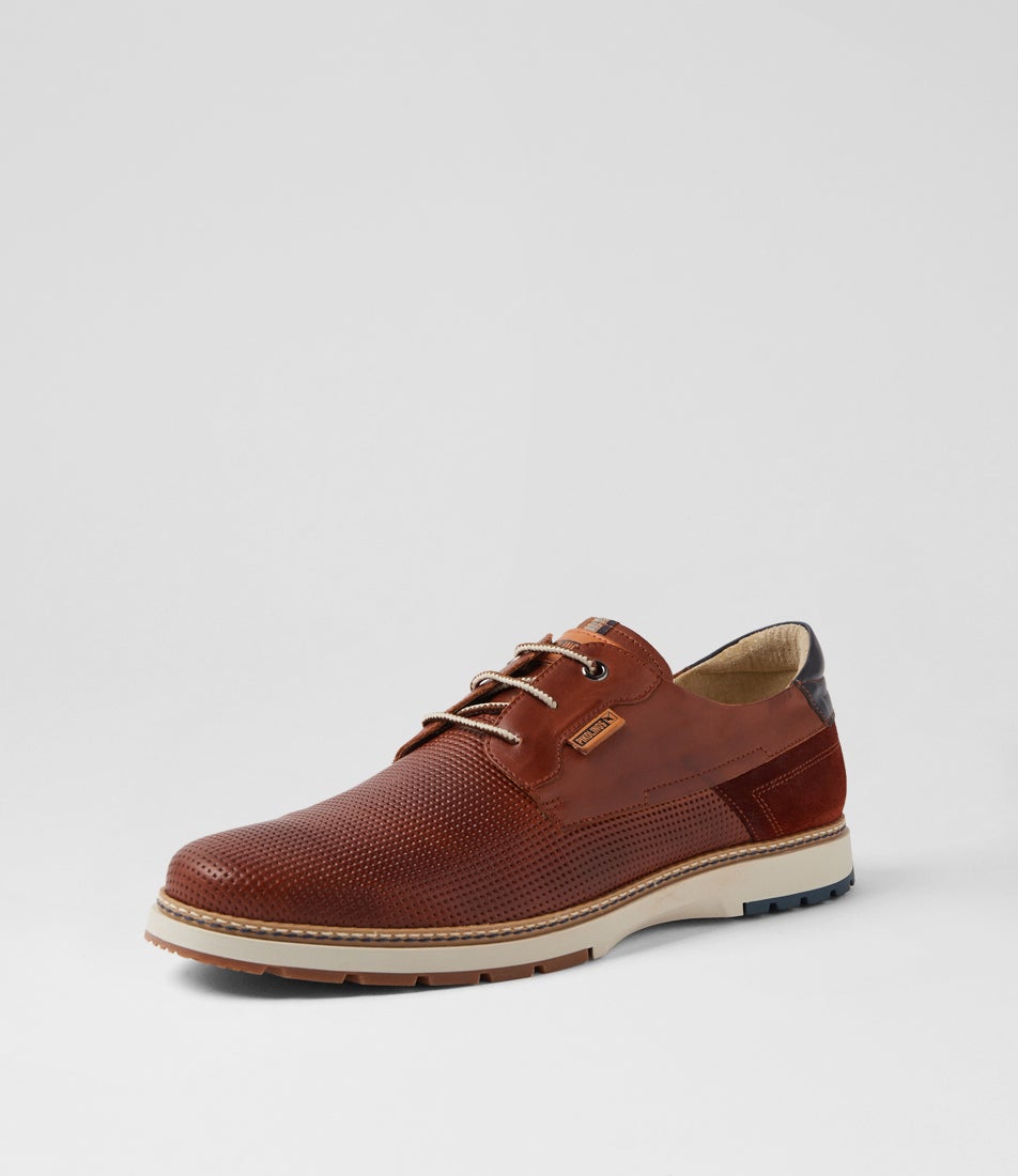 Olvera 22 Cuero Leather Lace Up Flats