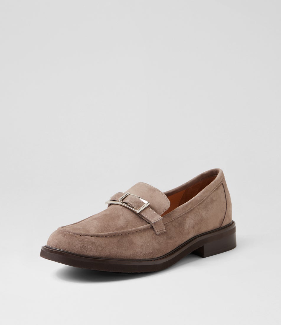 Brogane Donkey Suede Loafers