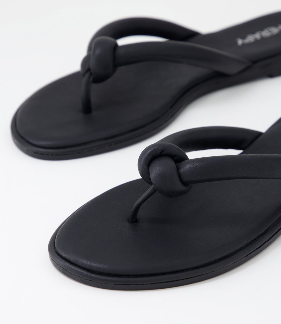Tyana Black Thongs